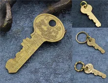 Handgemaakte Messing EXPO CHICAGO 33 Lucky Motorfiets Sleutelhanger Hanger Sleutelhanger Gift Halloween Cosplay Sleutelhanger Kerst Cadeau(China)