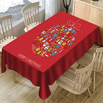 Christmas Printed Fabric Tablecloth,Oil-Proof and Waterproof Rectangle Table Cloth, Durable and Decorative Table Cover for Chris
Christmas Printed Fabric Tablecloth,Oil-Proof and Waterproof Rectangle Table Cloth, Durable and Decorative Table Cover for Chris