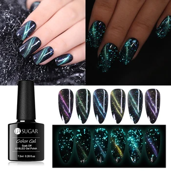 UR SUGAR 7.5ML Luminous 9D Cat Eyes Magnetic Gel Polish Glow In Dark Glitter Soak Off Enamel UV Gel Nail Polish Lacquers Varnish
UR SUGAR 7.5ML Luminous 9D Cat Eyes Magnetic Gel Polish Glow In Dark Glitter Soak Off Enamel UV Gel Nail Polish Lacquers Varnish