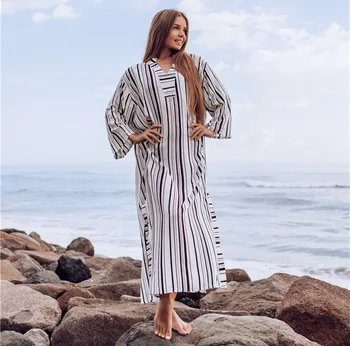 Beach Dresses Dress On Swimsuit Cape The Plus Size Cover Up 2020 Europeans Cotton Printed Black White Stripes Loose Smock Print
Beach Dresses Dress On Swimsuit Cape The Plus Size Cover Up 2020 Europeans Cotton Printed Black White Stripes Loose Smock Print
