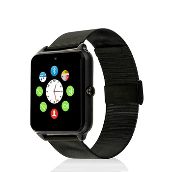 Smart Watch Clock Pedometer Metal Strap Bluetooth Wrist Z60 Smartwatch Support SIM TF Card Android&IOS Watch Multi-languages
Smart Watch Clock Pedometer Metal Strap Bluetooth Wrist Z60 Smartwatch Support SIM TF Card Android&IOS Watch Multi-languages