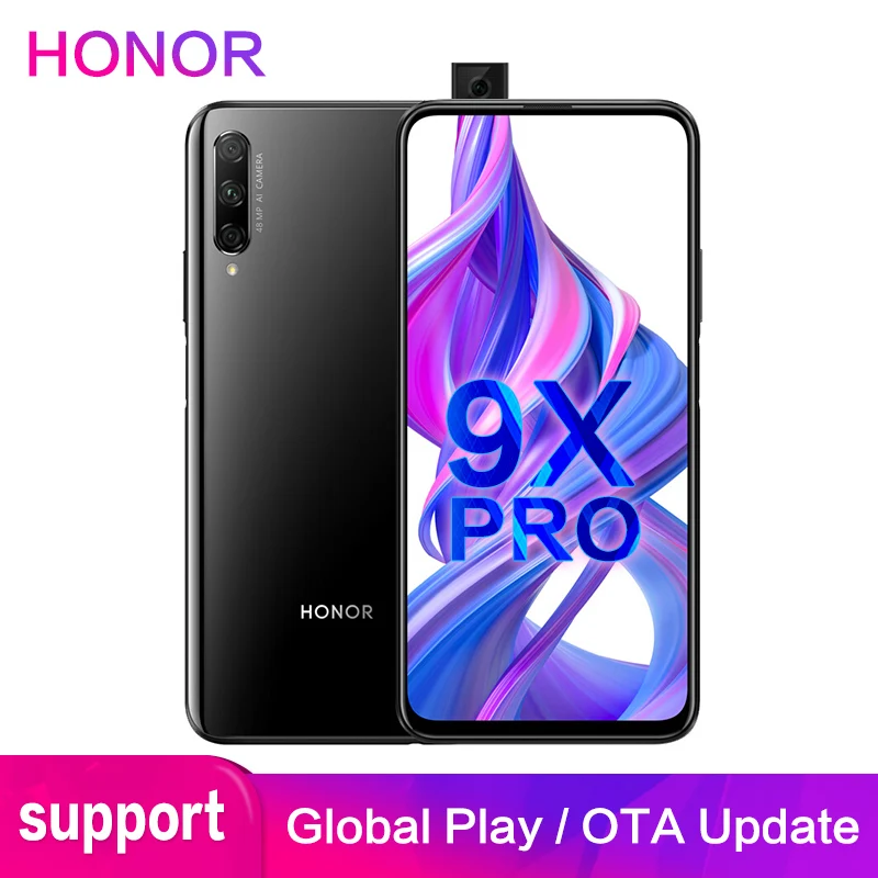 Honor 9X Pro Original Support Google Smartphone 8GB 256GB 2340x1080P 6.59 inch Full Screen 8MP 3 Cameras GPU Kirin 810 Octa Core
Honor 9X Pro Original Support Google Smartphone 8GB 256GB 2340x1080P 6.59 inch Full Screen 8MP 3 Cameras GPU Kirin 810 Octa Core
