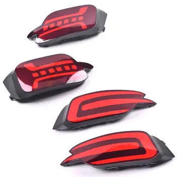 2Pair Car LED Rear Fog Lamp Brake Light Rear Bumper Light Reflector for Honda Civic 2016 2017 2018 2019 
2Pair Car LED Rear Fog Lamp Brake Light Rear Bumper Light Reflector for Honda Civic 2016 2017 2018 2019
