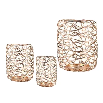 3Pcs Candle Holders Set,Home Party Wedding Decor Hollow Geometric Tealight Cup for Scented Candles Tea Light
3Pcs Candle Holders Set,Home Party Wedding Decor Hollow Geometric Tealight Cup for Scented Candles Tea Light
