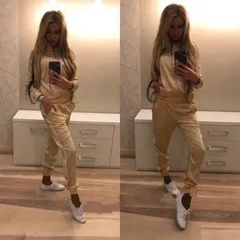 Casual Full Long Sleeve Sports Suit Zip Sweatsuit Solid Color Sports Suit Striped Cropped Zipper Clothing Running Sets
Casual Full Long Sleeve Sports Suit Zip Sweatsuit Solid Color Sports Suit Striped Cropped Zipper Clothing Running Sets