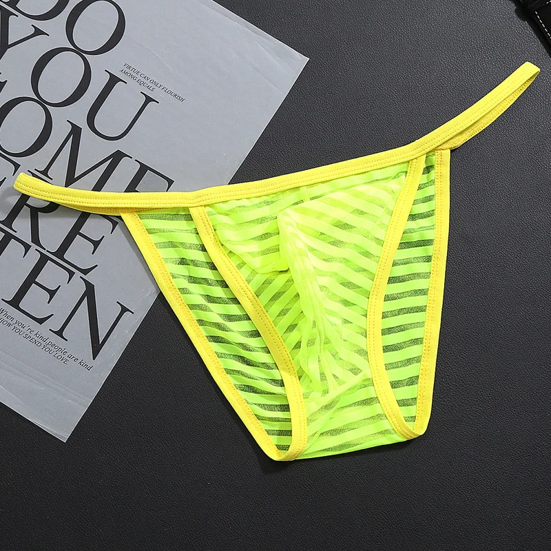 Sexy Underwear Men Thongs Striped Bikini G-string See Through Gay Sissy Tanga Hombre Jockstrap Low Waist Exotic T-back
Sexy Underwear Men Thongs Striped Bikini G-string See Through Gay Sissy Tanga Hombre Jockstrap Low Waist Exotic T-back