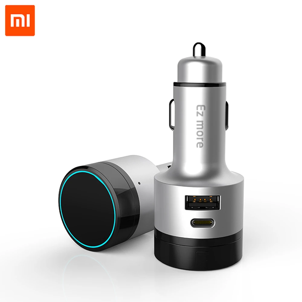 XiaoMi Car Charger Fast Charge QC 3.0 18W Dual USB Quick Charging Wireless Bluetooth Smart AI Control EZ More Music Controller
XiaoMi Car Charger Fast Charge QC 3.0 18W Dual USB Quick Charging Wireless Bluetooth Smart AI Control EZ More Music Controller