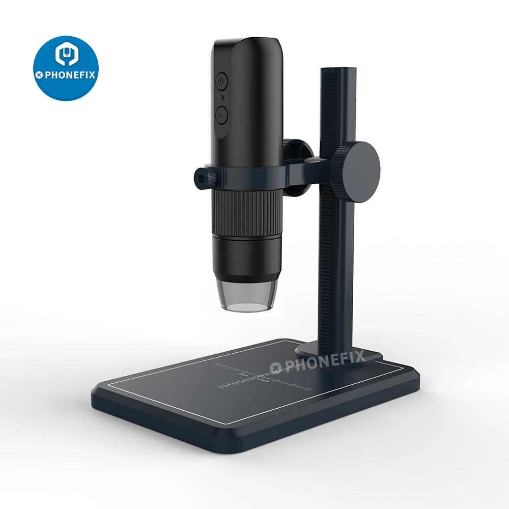 1000X Wireless Digital Microscope HD 1080P 8 LEDs USB WiFi Microscope Camera Magnifier + Lift Stand for Phone PCB Inspection
1000X Wireless Digital Microscope HD 1080P 8 LEDs USB WiFi Microscope Camera Magnifier + Lift Stand for Phone PCB Inspection