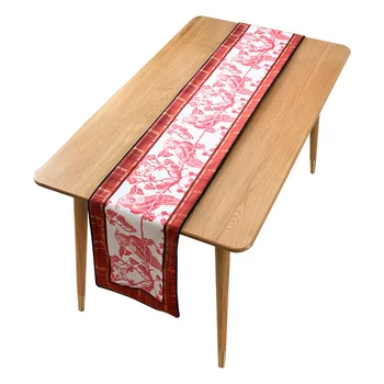 DUNXDECO Table Runner Holiday Party Long Table Cover Fabric Simple Red Parrot Print Soft Velvet Warm Home Decorating Textile
DUNXDECO Table Runner Holiday Party Long Table Cover Fabric Simple Red Parrot Print Soft Velvet Warm Home Decorating Textile