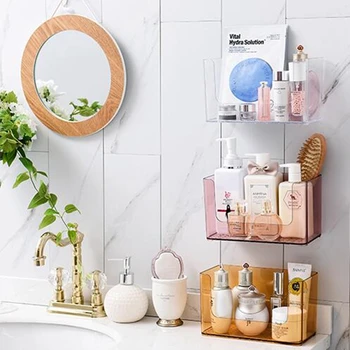 Wall-mounted Mask Storage Box Home Desktop Dressing Table Bathroom Bathroom Cosmetic Storage Box Frame Free Punching
Wall-mounted Mask Storage Box Home Desktop Dressing Table Bathroom Bathroom Cosmetic Storage Box Frame Free Punching