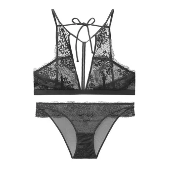 French Elegant Ultra-thin Bra Set Sexy Lace Embroidery Flower Women Plus Size Underwear Beauty Back Bandage Black Lingerie
French Elegant Ultra-thin Bra Set Sexy Lace Embroidery Flower Women Plus Size Underwear Beauty Back Bandage Black Lingerie