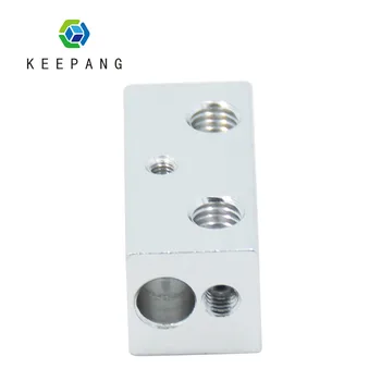 2 in 1 out Heater Block for E3D Aluminum Hotend for 3D Printer High Temperature for Hardened Steel V6 V5 Nozzles Extruder
2 in 1 out Heater Block for E3D Aluminum Hotend for 3D Printer High Temperature for Hardened Steel V6 V5 Nozzles Extruder