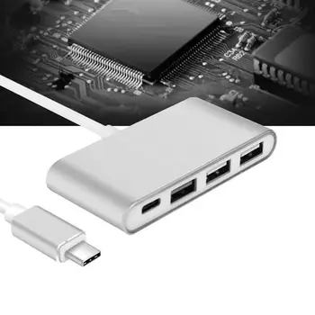Multiple Ports 4-in-1 Type-C USB 2.0/3.0 Splitter USB Hub Adapter For M acBook PC Laptop Computer Universal Accessories
Multiple Ports 4-in-1 Type-C USB 2.0/3.0 Splitter USB Hub Adapter For M acBook PC Laptop Computer Universal Accessories