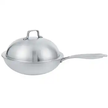 Stainless Steel Stir Fry Pan Smokeless Non-Stick Cooking Pot with Cover Kitchen Accessories cookware for kitchen pans
Stainless Steel Stir Fry Pan Smokeless Non-Stick Cooking Pot with Cover Kitchen Accessories cookware for kitchen pans