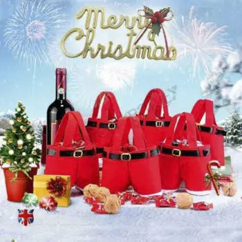 New Fashion Santa Pants Christmas Xmas Candy Bags Wine Bottle Stocking Gift Bag Decorations
New Fashion Santa Pants Christmas Xmas Candy Bags Wine Bottle Stocking Gift Bag Decorations