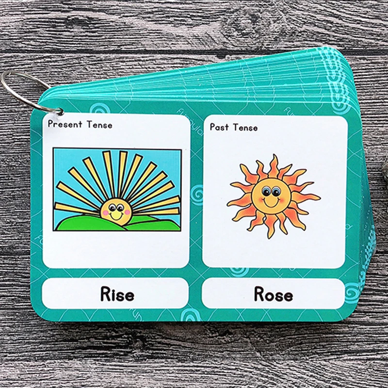 46 Groups Fun Flashcards Game English Word Pocket Irregular Verb Past Tense Cognitive Cards For Children Early Education Toys
46 Groups Fun Flashcards Game English Word Pocket Irregular Verb Past Tense Cognitive Cards For Children Early Education Toys