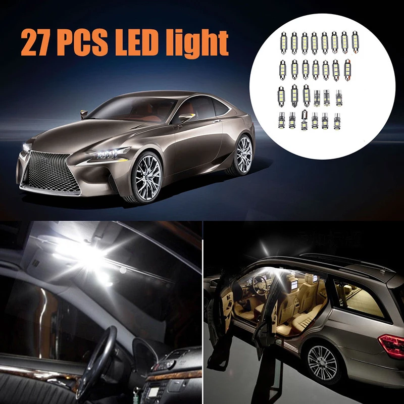 27Pcs 12V Car Interior LED Trunk Dome Light Kit For Mercedes Benz E class W211 2002-2008 E320 E350 E430 E500 E550 E55AMG E63AMG
27Pcs 12V Car Interior LED Trunk Dome Light Kit For Mercedes Benz E class W211 2002-2008 E320 E350 E430 E500 E550 E55AMG E63AMG