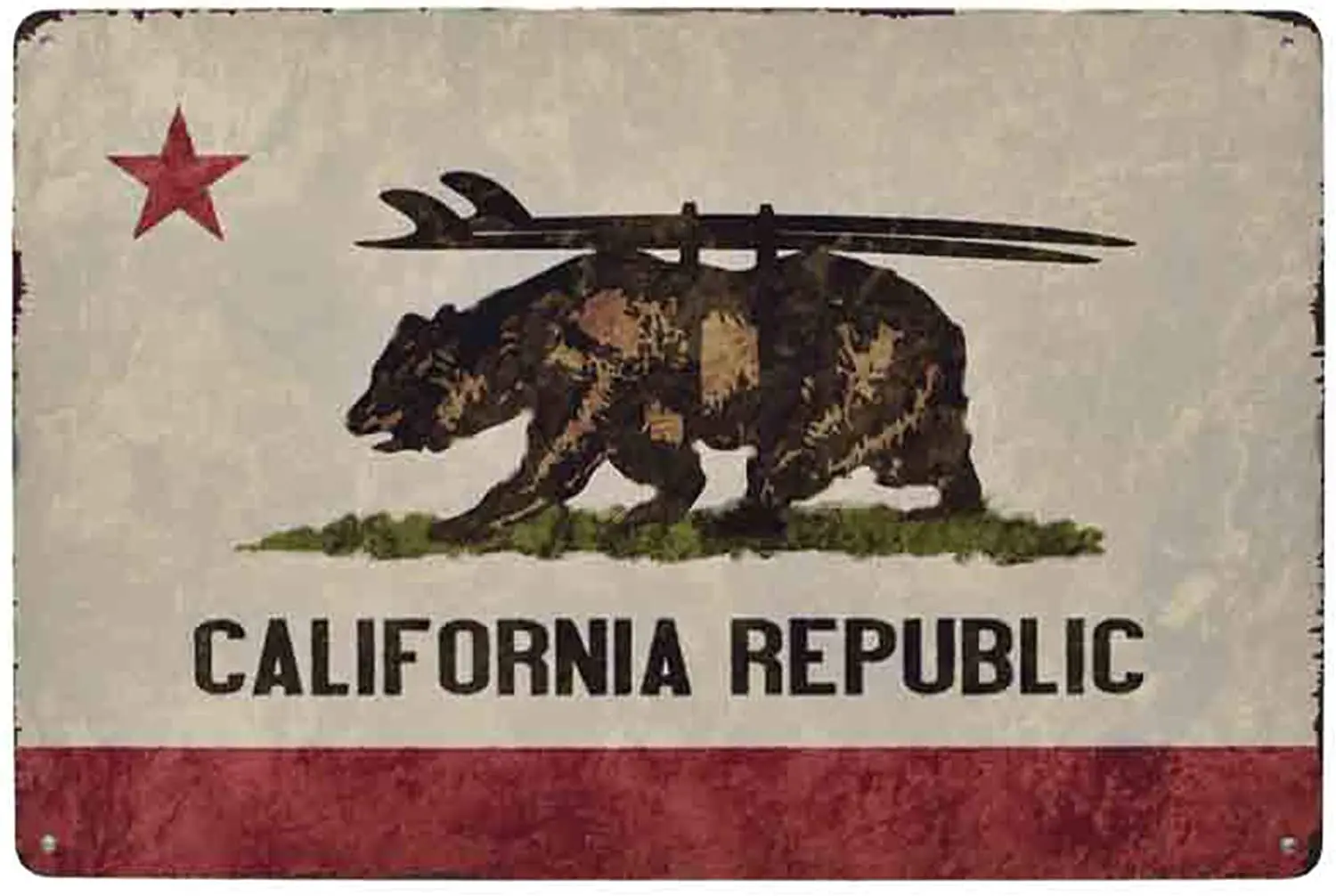 Flytime California Republic Coffee Cup Signs Retro Vintage Bar Metal Tin Sign Poster Style Wall Art Pub Bar Decor Size 8X12Inch
Flytime California Republic Coffee Cup Signs Retro Vintage Bar Metal Tin Sign Poster Style Wall Art Pub Bar Decor Size 8X12Inch