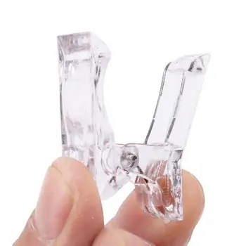 1PCs Poly Nail Gel Nail Tips Finger Extension Gel Fixed Clip Transparent Quick Building Finger Nail Extension Builder Clamp
1PCs Poly Nail Gel Nail Tips Finger Extension Gel Fixed Clip Transparent Quick Building Finger Nail Extension Builder Clamp