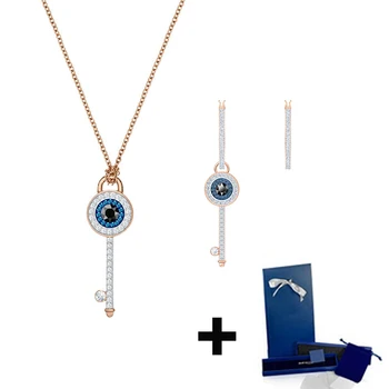 Original SWA 5437517 5437517 SYMBOLIC EVIL EYE Earrings Necklace Box Set with Original Logo Woman Jewelry Gift Free Shipping
Original SWA 5437517 5437517 SYMBOLIC EVIL EYE Earrings Necklace Box Set with Original Logo Woman Jewelry Gift Free Shipping