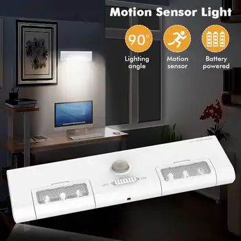 4pc AUGIENB LED Under Cabinet Light Wireless PIR Motion Sensor Lamp 6 LED Lighting for Wardrobe Cupboard Closet Kitchen Bathroom
4pc AUGIENB LED Under Cabinet Light Wireless PIR Motion Sensor Lamp 6 LED Lighting for Wardrobe Cupboard Closet Kitchen Bathroom