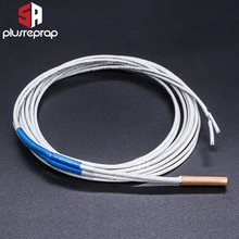 NTC 100K ohm B3950 Thermistor 3x15mm Cartridge Sensor High Temperature for 3D V6 Upgraded Heater Block 3D Printer
NTC 100K ohm B3950 Thermistor 3x15mm Cartridge Sensor High Temperature for 3D V6 Upgraded Heater Block 3D Printer