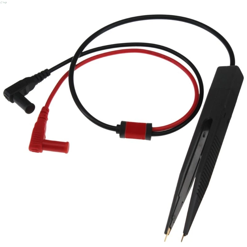 SMT SMD Chip Resistance Test Clip Grip Lead Probe Multimeter Meter Capacitor Tweezer l29k
SMT SMD Chip Resistance Test Clip Grip Lead Probe Multimeter Meter Capacitor Tweezer l29k