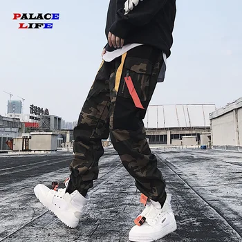 2020 Men Pants Hip Hop Camouflage Streetwear Ribbon Loose Joggers Sweatpants Multi-Pockets Male Trousers Men Clothing
2020 Men Pants Hip Hop Camouflage Streetwear Ribbon Loose Joggers Sweatpants Multi-Pockets Male Trousers Men Clothing
