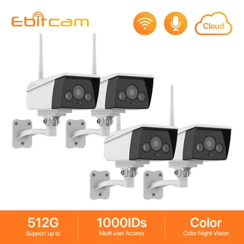 Ebitcam 1080p Wireless Security Camera Outdoor Cloud IP Camera 1080p Wifi Outdoor Wireless Surveillance Cameras System
Ebitcam 1080p Wireless Security Camera Outdoor Cloud IP Camera 1080p Wifi Outdoor Wireless Surveillance Cameras System