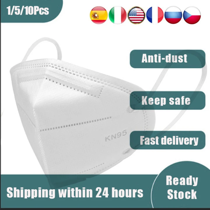 10PCS KN95 95% Respirator Mask PM2.5 KN95 Face Anti Dust Mask Protective Mask Anti Safety Protective Masks Dropshipping
10PCS KN95 95% Respirator Mask PM2.5 KN95 Face Anti Dust Mask Protective Mask Anti Safety Protective Masks Dropshipping