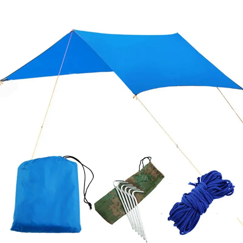 Outdoor Multi-function Canopy Waterproof Sunscreen Beach Pergola Shade Tent Light Moisture Mat Camping Umbrella Awning
Outdoor Multi-function Canopy Waterproof Sunscreen Beach Pergola Shade Tent Light Moisture Mat Camping Umbrella Awning