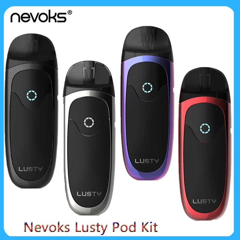 

original Nevoks Lusty Aio Pod Kit E Cigarette Starter Kit buit-in 1000mAh Battery with 3.3ml pod tank vape Kit