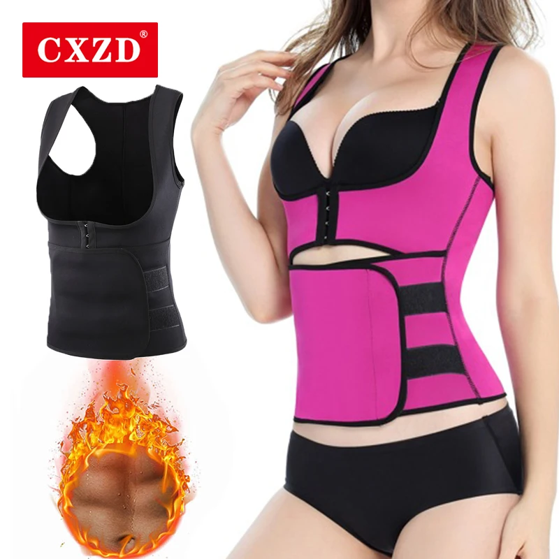 CXZD Waist Trainer Corset Vest Sweat Workout Tank Tops for Weight Loss Tummy Sweat Sauna Fat Burner Modeling Body Shaper Strap
CXZD Waist Trainer Corset Vest Sweat Workout Tank Tops for Weight Loss Tummy Sweat Sauna Fat Burner Modeling Body Shaper Strap