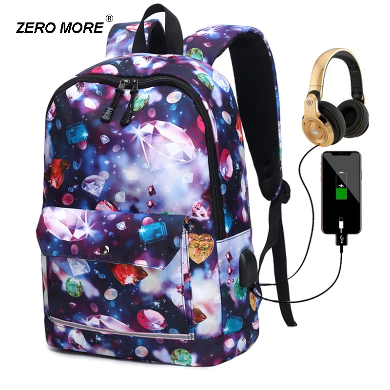 2020 USB Charging Backpack for Women Printed Book Bag School Backpack mochila hombre Outdoor Sports Travel Backpack
2020 USB Charging Backpack for Women Printed Book Bag School Backpack mochila hombre Outdoor Sports Travel Backpack