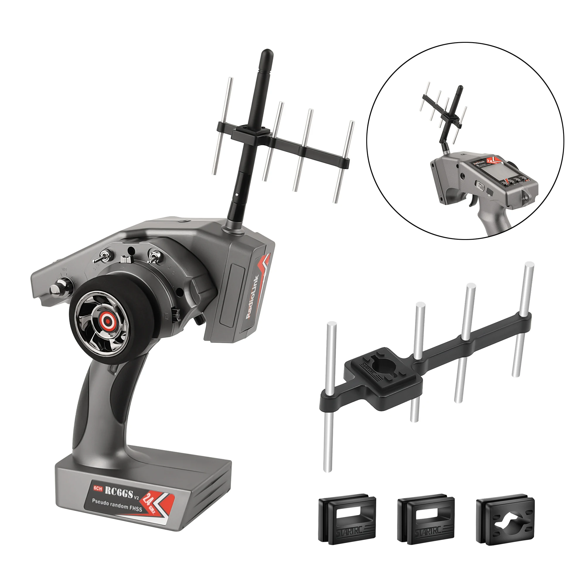 STARTRC RadioLink RC6GS Signal Booster Yagi Antenna Range Amplifier For RadioLink RC6GS V2 Controller Signal Extender 2.4Ghz
STARTRC RadioLink RC6GS Signal Booster Yagi Antenna Range Amplifier For RadioLink RC6GS V2 Controller Signal Extender 2.4Ghz