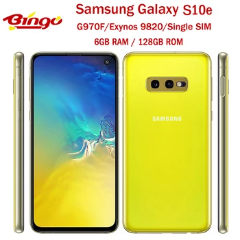 Samsung Galaxy S10e G970F Global Version Octa Core Exynos 9820 LTE Android 5.8" Mobile Phone 16MP&12MP 6GB RAM 128GB ROM NFC 
Samsung Galaxy S10e G970F Global Version Octa Core Exynos 9820 LTE Android 5.8" Mobile Phone 16MP&12MP 6GB RAM 128GB ROM NFC