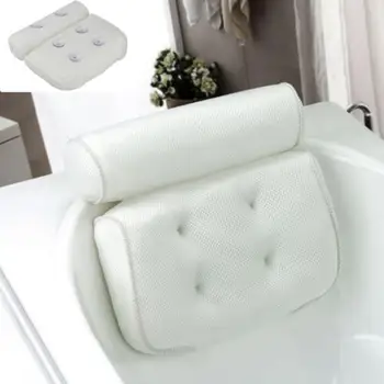 3D Mesh Spa Bath Pillow Breathable with Suction Cups Neck and Back Support Spa Pillow for Home Hot Tub Bathroom Accersories 
3D Mesh Spa Bath Pillow Breathable with Suction Cups Neck and Back Support Spa Pillow for Home Hot Tub Bathroom Accersories