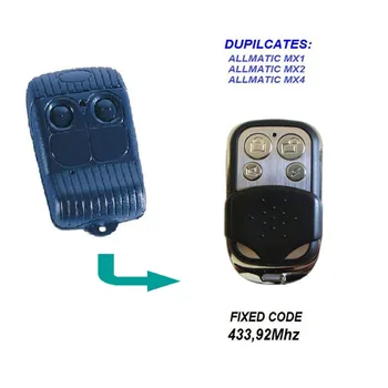 Duplicator remote controller for allmatic mx1 mx2 mx4 fixed code remote control433.92mhz
Duplicator remote controller for allmatic mx1 mx2 mx4 fixed code remote control433.92mhz