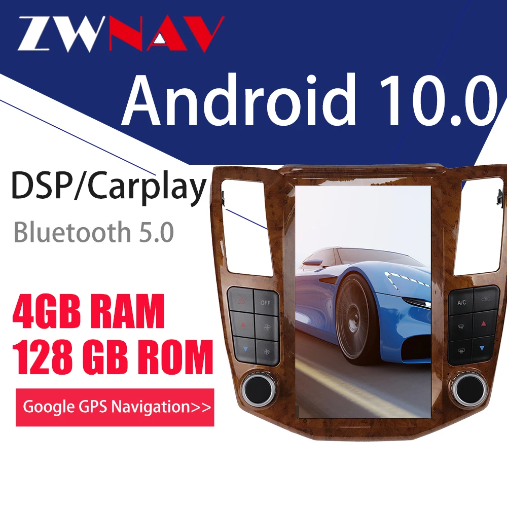 Tesla style Android 10 4G128G Car Multimedia Player unit For Lexus RX RX300 RX330 RX350 RX400H RX450H radio stereo GPS
Tesla style Android 10 4G128G Car Multimedia Player unit For Lexus RX RX300 RX330 RX350 RX400H RX450H radio stereo GPS