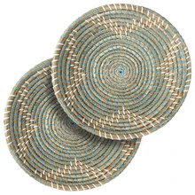 Set Of 2 Pack Natural Woven Fruit Basket Bowls Handmade Seagrass Decorative Bowl Chic Rustic Boho Decor Wall Hanging
Set Of 2 Pack Natural Woven Fruit Basket Bowls Handmade Seagrass Decorative Bowl Chic Rustic Boho Decor Wall Hanging