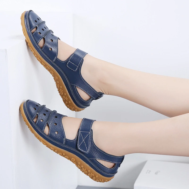 Women Sandals 2019 Summer Breathable Leather shoes Handmade wedges Sandals Mother Shoes Genuine Leather summer shoes size 35-42
Women Sandals 2019 Summer Breathable Leather shoes Handmade wedges Sandals Mother Shoes Genuine Leather summer shoes size 35-42