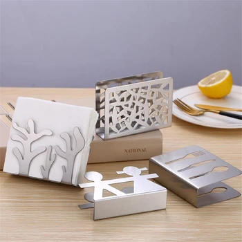 Creative Stainless Steel Napkin Rack Box Serviette Holder Organizer Tissue Dispenser Storage Case Table Decoration Home Party
Creative Stainless Steel Napkin Rack Box Serviette Holder Organizer Tissue Dispenser Storage Case Table Decoration Home Party