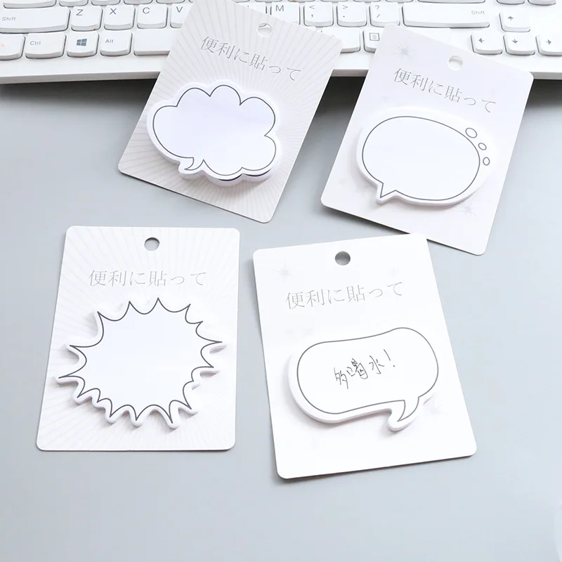 Simple note memo pad white post-it sticky notes stationery dialog box sticker index planner new notepads office school supply
Simple note memo pad white post-it sticky notes stationery dialog box sticker index planner new notepads office school supply