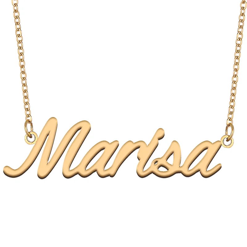 Ожерелье с именем Marisa для членов семьи, подарки на день рождения лучшего друга на Рождество, День матери, День святого Валентина
Ожерелье с именем Marisa для членов семьи, подарки на день рождения лучшего друга на Рождество, День матери, День святого Валентина