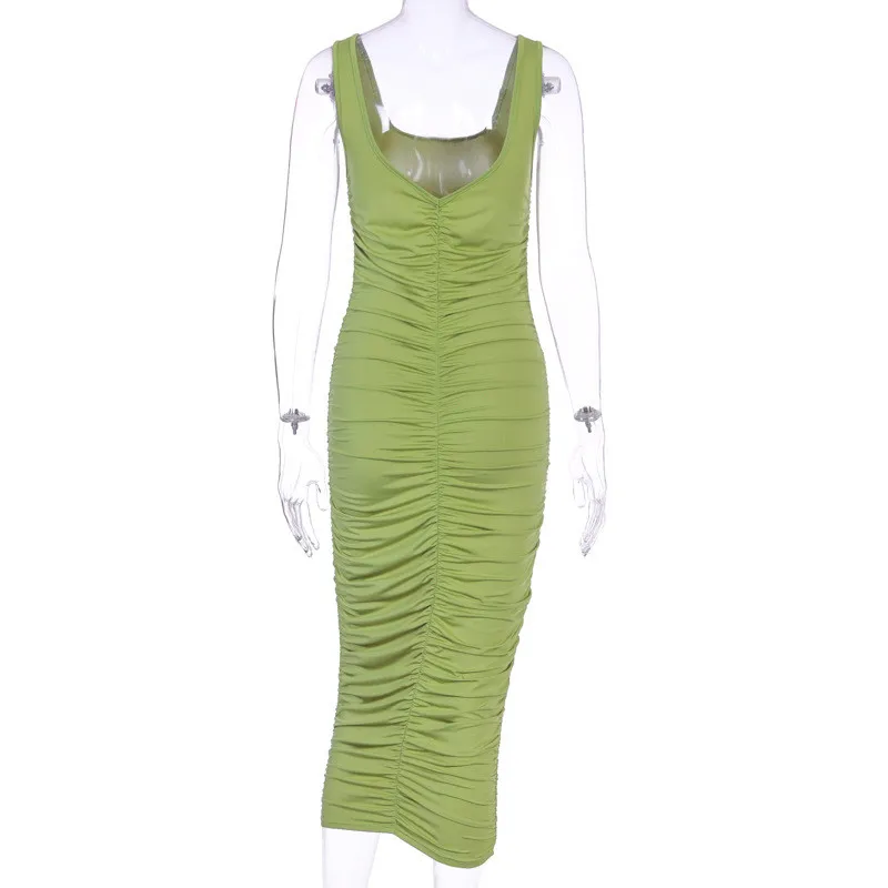 ruched midi dress25