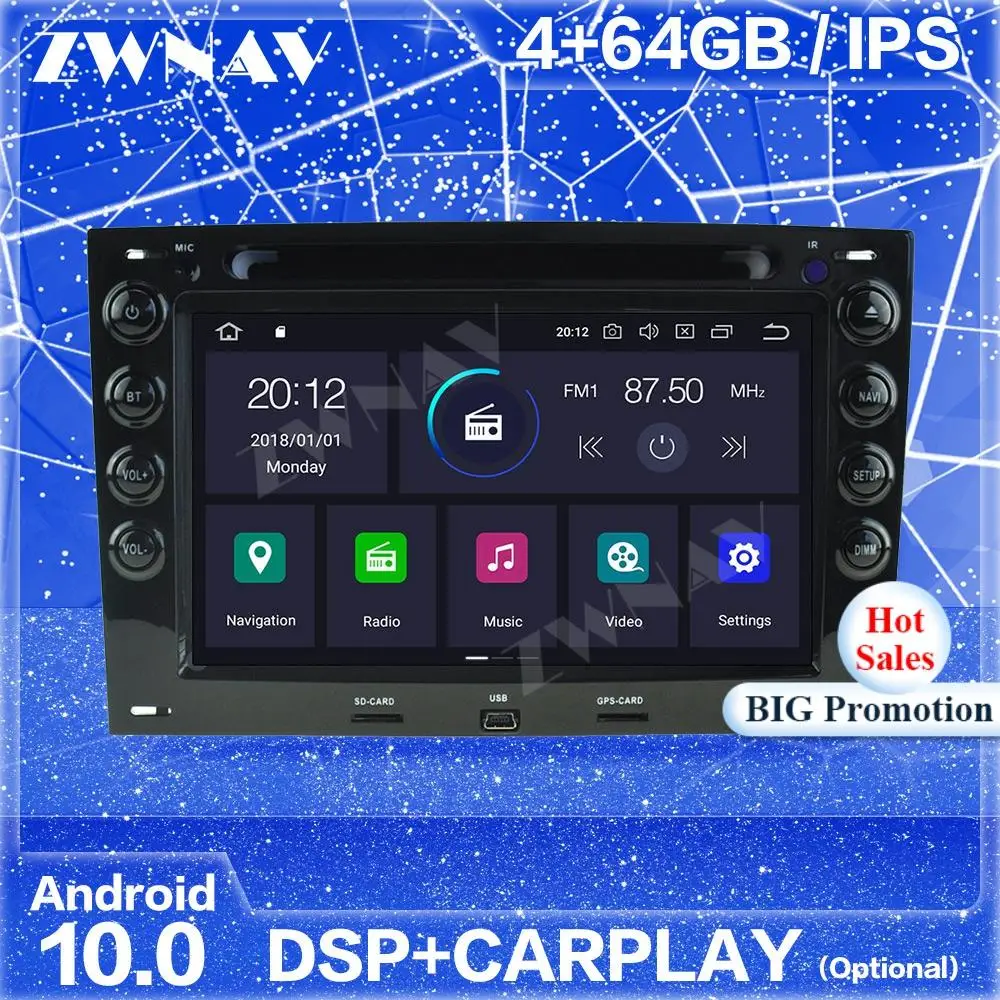 Автомагнитола 2 Din для Renault Megane 2003, 2004, 2005, 2006, 2007, 2008, Android, Carplay, мультимедийный экран, GPS, DSP
Автомагнитола 2 Din для Renault Megane 2003, 2004, 2005, 2006, 2007, 2008, Android, Carplay, мультимедийный экран, GPS, DSP
