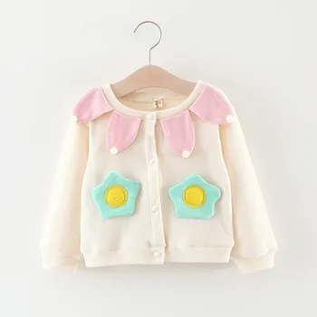 Baby Girls Autumn Coat 2020 New Girls Cartoon Cardigan Sweatshirt Jacket Infant Clothing Children's Flower Lapel Coat 0-3 Years
Baby Girls Autumn Coat 2020 New Girls Cartoon Cardigan Sweatshirt Jacket Infant Clothing Children's Flower Lapel Coat 0-3 Years