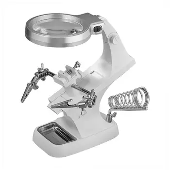 Multifunction Auxiliary Clip Desktop Magnifier Rotation Adjustable Welding Magnifying Glass with LED Light Welding Tool
Multifunction Auxiliary Clip Desktop Magnifier Rotation Adjustable Welding Magnifying Glass with LED Light Welding Tool