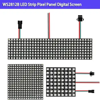 DC 5V WS2812B Led Digital Panel Matrix Flexible Screen 5050 RGB Programmed Individually Addressable Pixels led 8*8,16*16,8*32
DC 5V WS2812B Led Digital Panel Matrix Flexible Screen 5050 RGB Programmed Individually Addressable Pixels led 8*8,16*16,8*32