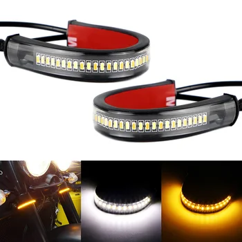 LED Motorcycle Turn Signal Light DRL Amber White Scooter Flasher Ring Fork Strip Lamp Flashing blinker 12V for Honda for Suzuki
LED Motorcycle Turn Signal Light DRL Amber White Scooter Flasher Ring Fork Strip Lamp Flashing blinker 12V for Honda for Suzuki